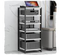 Scaffale di legno regolabile di media di pavimento-diritto degli scaffali per il Governo d'angolo