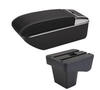 Scaffale di stoccaggio Accessori Interni Per La Modifica Dell'auto, Scatola Portaoggetti Per Braccioli Del Seggiolino Auto, Portabicchieri Per, Per Vitara(D3 Black white No USB)