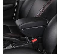 Scaffale di stoccaggio Box Bracciolo Per Auto Per Picanto 3X-Line Portaoggetti Centrale Per Contenuto Con Portabicchieri Retrattile Posacenere Accessorio Girevole(B AIl Black)