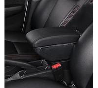 Scaffale di stoccaggio Box Bracciolo Per Auto Per Picanto 3X-Line Portaoggetti Centrale Per Contenuti Con Portabicchieri Retrattile Posacenere USB Girevole(C All Black)