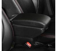 Scaffale di stoccaggio Box Bracciolo Per Auto Per Picanto 3X-Line Portaoggetti Centrale Per Contenuto Con Portabicchieri Retrattile Posacenere Accessorio Girevole(D All Black)