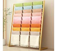 Scaffale di stoccaggio del metallo del supporto della parete per il tessuto e la carta da parati, progettazione del tubo d'acciaio resistente, uso commerciale e soluzione salvaspazio