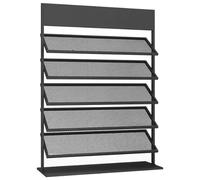 Scaffale di stoccaggio delle mattonelle di 5 livelli, banco di mostra di grande capacità per i campioni di materiale da costruzione e l'organizzazione delle