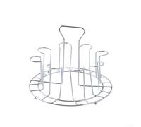Scaffale di stoccaggio invertito efficiente della tazza di vetro realizzato dal materiale dell'acciaio inossidabile (8 bit)