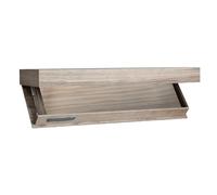 Scaffale di stoccaggio magico in legno montato a parete a parete scaffale galleggiante (giallo) (C)