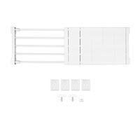 Scaffale espandibile per armadio, regolabile, resistente, divisorio salvaspazio per bagno, armadio, libreria (50-80 cm di lunghezza)