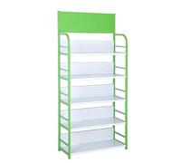 Scaffale espositore per lattine di soda, scaffale da pavimento con insegna, ideale per cinema, dispense, minimarket e stand per concessioni