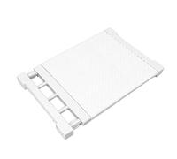 Scaffale estensibile per armadio, regolabile, resistente, divisorio salvaspazio per bagno, armadio, libreria (38-55 cm di lunghezza)