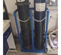Scaffale Fissa del Cilindro a Gas per Laboratorio/Fabbrica, trasportatore di staffe del Cilindro per Lo stoccaggio del Serbatoio di Ossigeno/Serbatoio di azoto, scaffale dell'organizzatore del