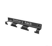 Scaffale fissato al muro del supporto della batteria della scanalatura 3 per il risparmio di spazio organizzato di stoccaggio nessun materiale del acciaio al carbonio di