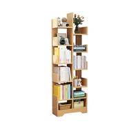 Scaffale for libri a forma di albero a 7-9 livelli, scaffale for libri ed espositore, libreria ad angolo alta e stretta, adatta for soggiorni e uffici domestici(Color 1,11-Tier)