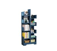 Scaffale for libri a forma di albero a 7-9 livelli, scaffale for libri ed espositore, libreria ad angolo alta e stretta, adatta for soggiorni e uffici domestici(Color 3,9-Tier)