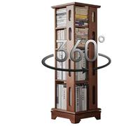 Scaffale girevole a 4/5/6 livelli Libreria da terra con base Ampio spazio di archiviazione Può contenere scarpe, ornamenti, borse e piante in vaso(128.5*44cm)