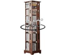 Scaffale girevole a 4/5/6 livelli Libreria da terra con base Ampio spazio di archiviazione Può contenere scarpe, ornamenti, borse e piante in vaso(188*44cm)