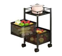 Scaffale girevole multi-strato per snack, organizer da cucina di grande capacità per frutta e verdura, efficiente risparmio di spazio