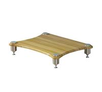 Scaffale HiFi AV Scaffale TV Stand Cabinet con 2 ripiani per Home Entertainment System