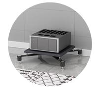 Scaffale HiFi AV Shelf Audio Cabinet 1/2 livelli MDF TV Stand - Robusto supporto per giradischi con spazio per stampante, mobile multifunzionale per Home Entertainment Media Uni