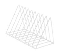 Scaffale in Filo Metallico Porta Libri Organizzatore di File Da Tavolo Organizer