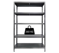 SCAFFALE IN METALLO 5 RIPIANI GRIMA "MACISTE" PORTATA 1300 KG 100X40X195 CM