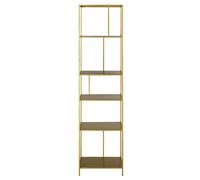 Scaffale in metallo color ottone 45cm