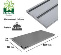 Scaffale in metallo componibile a gancio montaggio rapido pesante varie misure