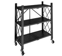 Scaffale in metallo per forno a microonde, supporto per forno a rotelle con ruote bloccabili, perfetto per cucina, sala da pranzo, soggiorno, salvaspazio