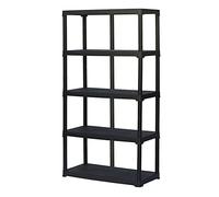 SCAFFALE IN PLASTICA RINFORZATO cm 100 x 40 x H 176 - 5 ripiani ART PLAST