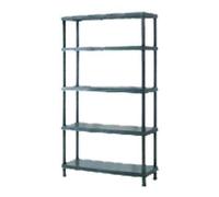 SCAFFALE RESINA 5 RIPIANI CM.80X30X188H PZ 1,0