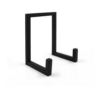 Scaffale industriale vintage in ferro per dischi in vinile e CD, scaffale multiuso con funzione di visualizzazione artistica, scaffale per case vintage