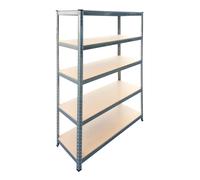 Scaffale kit 5 piani ad incastro carico pesante Top Design - Brixo Silver 300