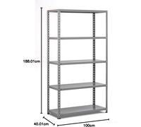 SCAFFALI MASTER GENIUS CON 5 PIANI