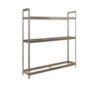 Scaffale metallico per ruote autoforte 3 ripiani galvanizzati Simonrack 2000 x 1500 x 450 mm - Carrello con ruote - Scaffale per ruote - 300 kg di capacità per ripiano