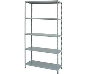 Scaffale Metallico Vericiato Grigio 5 Ripiani Cm. 100x40x200h