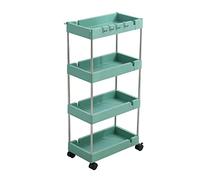 Scaffale mobile da cucina, multistrato, dal pavimento al soffitto, con cassetti, carrello per la casa e il bagno