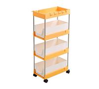 Scaffale mobile da cucina, multistrato, dal pavimento al soffitto, con cassetti, carrello per la casa e il bagno