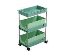 Scaffale mobile da cucina, multistrato, dal pavimento al soffitto, con cassetti, carrello per la casa e il bagno
