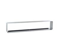 SCAFFALE Mobile Porta CD in Stile Retro | 80 cm, Metallo, APX. 70 cds, Argento | scaffale da Parete