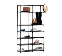 Scaffale Modulare con 14 Ripiani - Struttura Solida in Metallo e TNT Salvaspazio