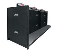 Scaffale modulare F9, coppia pannelli testata di banco