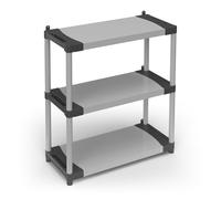 Scaffale Modulare con 3 Ripiani Portata Max 80KG Mongardi 80X40X85CM - 7124C04