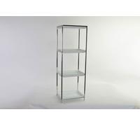 SCAFFALE MULTIUSO IN METALLO MOBILE RIPIANI LIBRERIA BAGNO PORTASCIUGAMANI