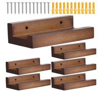 Scaffale organizer da parete: supporto per riporre oggetti multiuso, supporto per display album a disco, per cartelle di file, ripiani per libri e giornali | Ripiano