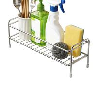 Scaffale Organizer per Lavello da Cucina,Vassoio Di Scolapiatti In Acciaio Inossidabile - Organizer Multiuso Da Piano Di Lavoro Cucina,per Sapone, Spazzola, Bottiglia, Strofinaccio, Asciugamano, Risto