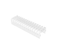 Scaffale organizer per piastrelle acriliche, espositore a 14 ripiani per materiali da costruzione, piatti decorativi, libri, foto e piatti
