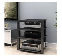 Scaffale per amplificatore stereo Hi-Fi, design salvaspazio per apparecchiature audio-video, ideale per lettori DVD, console di gioco e TV Box