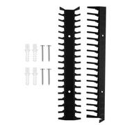 Scaffale per archiviazione multimediale, confezione da 2 mensole in metallo pesante, per camera da , ufficio, bar, stazione, espositore, consolle