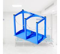 Scaffale per bombole di gas - Supporto da 38,1 cm per clinica/casa, facile accesso, piccolo supporto per serbatoio, protegge e supporta taniche (L-57 cm)