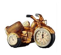 Scaffale per Bottiglie Creativo Forma di Moto Portabottiglie Orologio Retro Portabottiglie in Resina Decorazione Ornamenti Portabottiglie Artigianato per La Casa portavini cremagliera del Vino