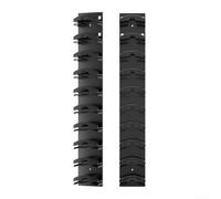 Scaffale per cappelli da baseball, organizer da parete con 10 scomparti per cappelli e profilo di montaggio piatto per una perfetta integrazione della stanza (nero)