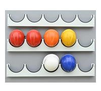 Scaffale per cappelli rigidi Portacappello duro montato a parete per risparmiare spazio, Rack del casco di sicurezza di grande capacità, per ufficio/impianto/pompieri(3pcs,M)